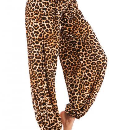 Women Leopard Printed Yoga Pants High Waist Daily..