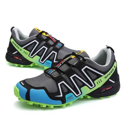 Fashion Men Hiking Shoes Breathable Running Sports..