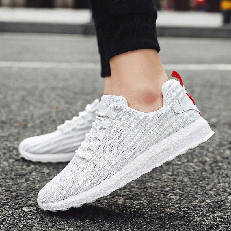 Mens Fashion Casual Sneakers Breathable Mesh Walking Slip-on Running Shoes Gym