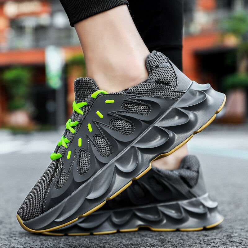 Men's Platform Running Sports Shoes Casual Walking Athletic Sneakers Breathable